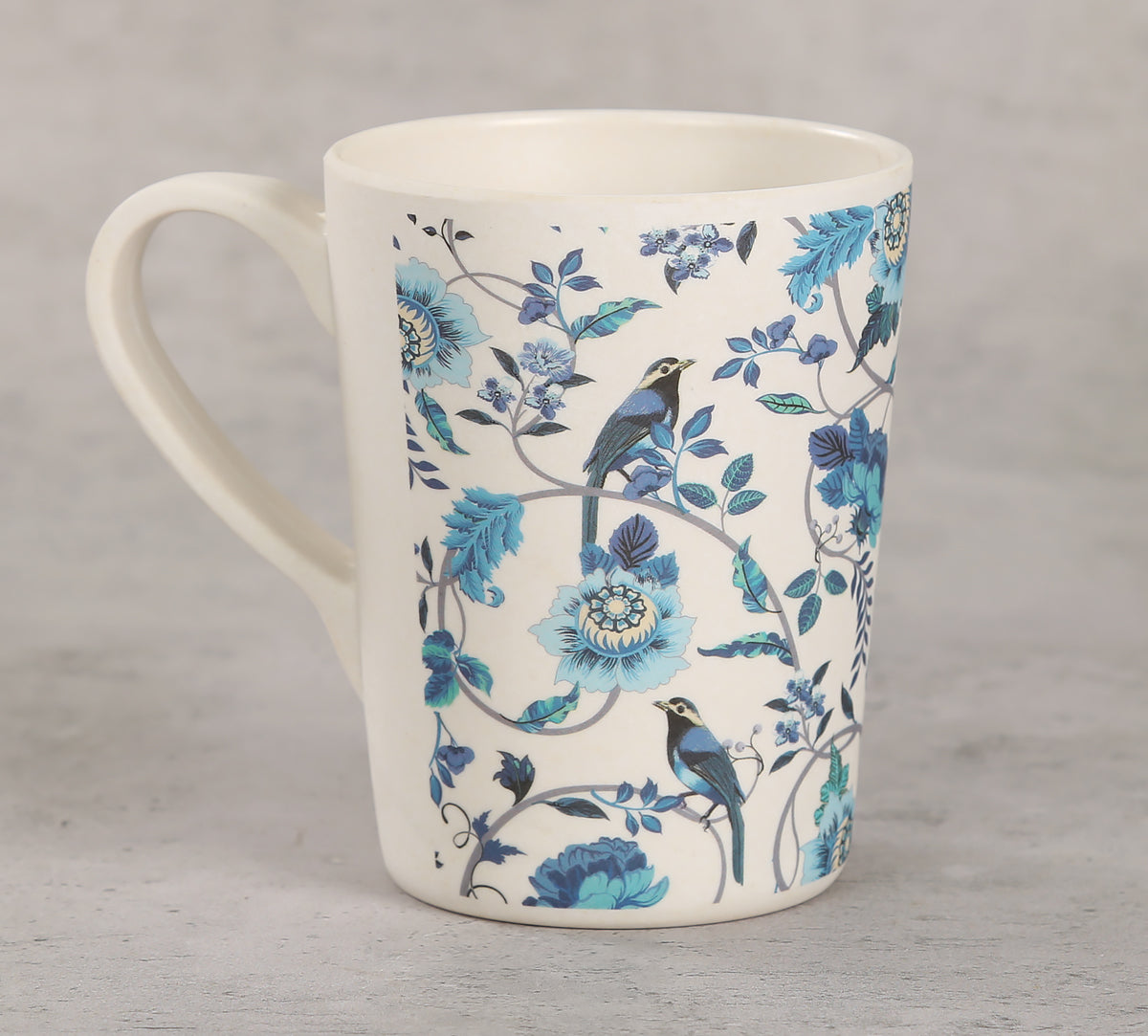 India Circus Azur Blooms Bamboo Mug (One Mug)