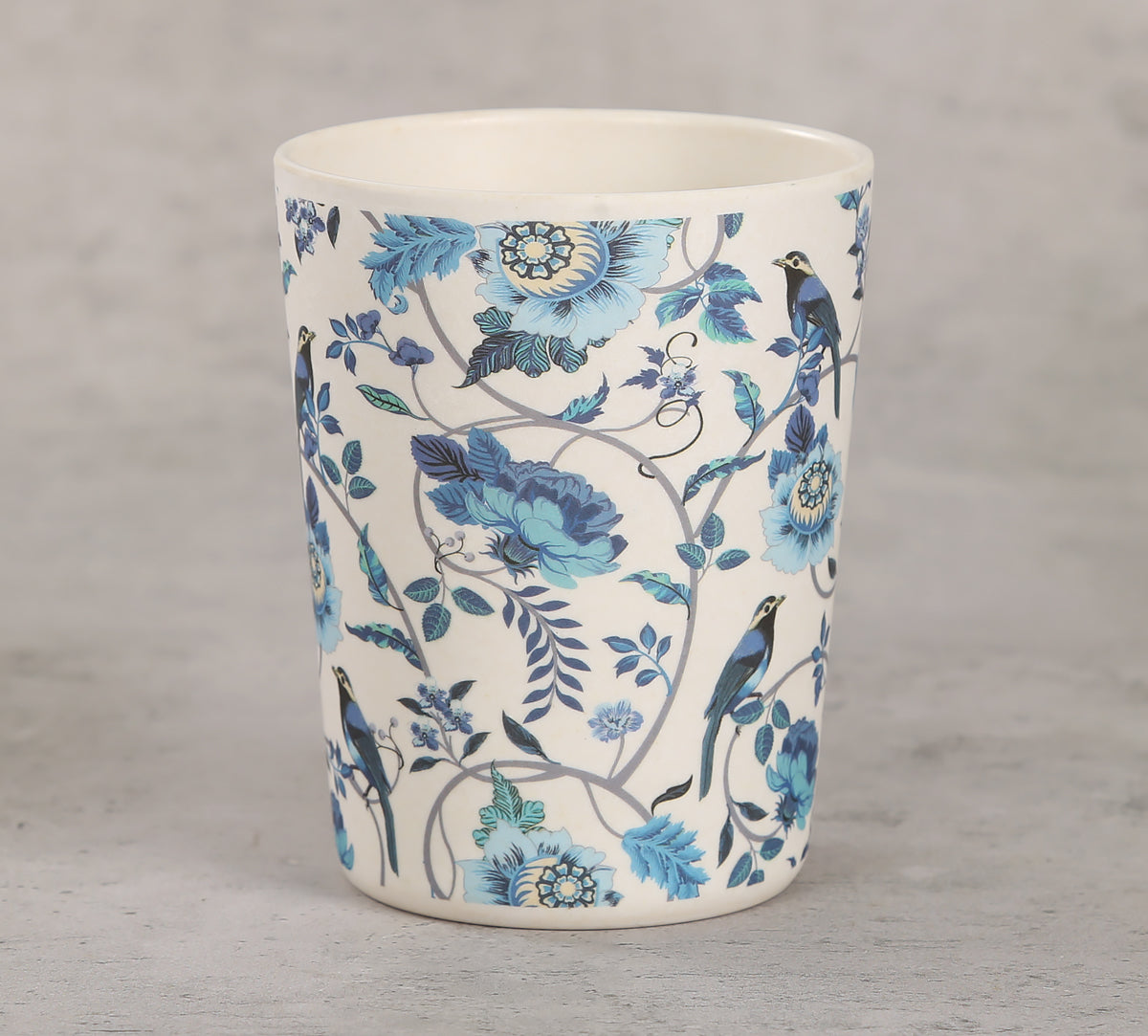 India Circus Azur Blooms Bamboo Mug (One Mug)