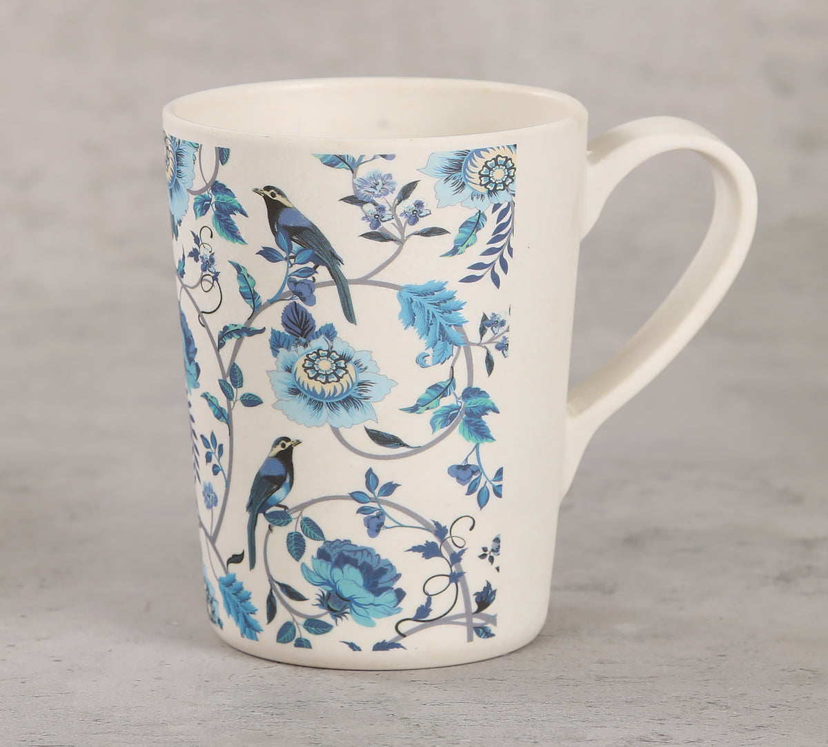 India Circus Azur Blooms Bamboo Mug (One Mug)