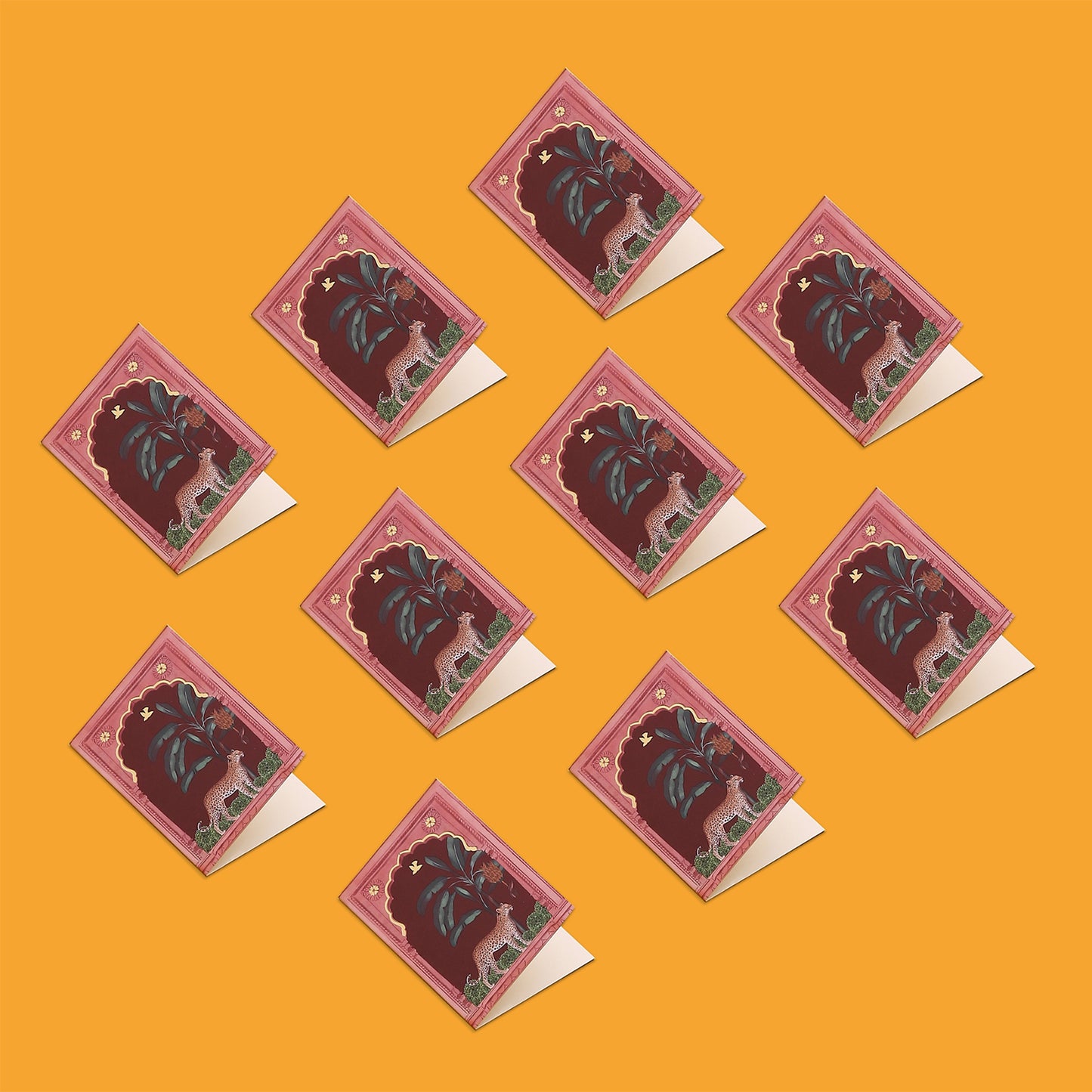 Purple Bird 'Leopard Leela' Gift Tags (Pack of 10)