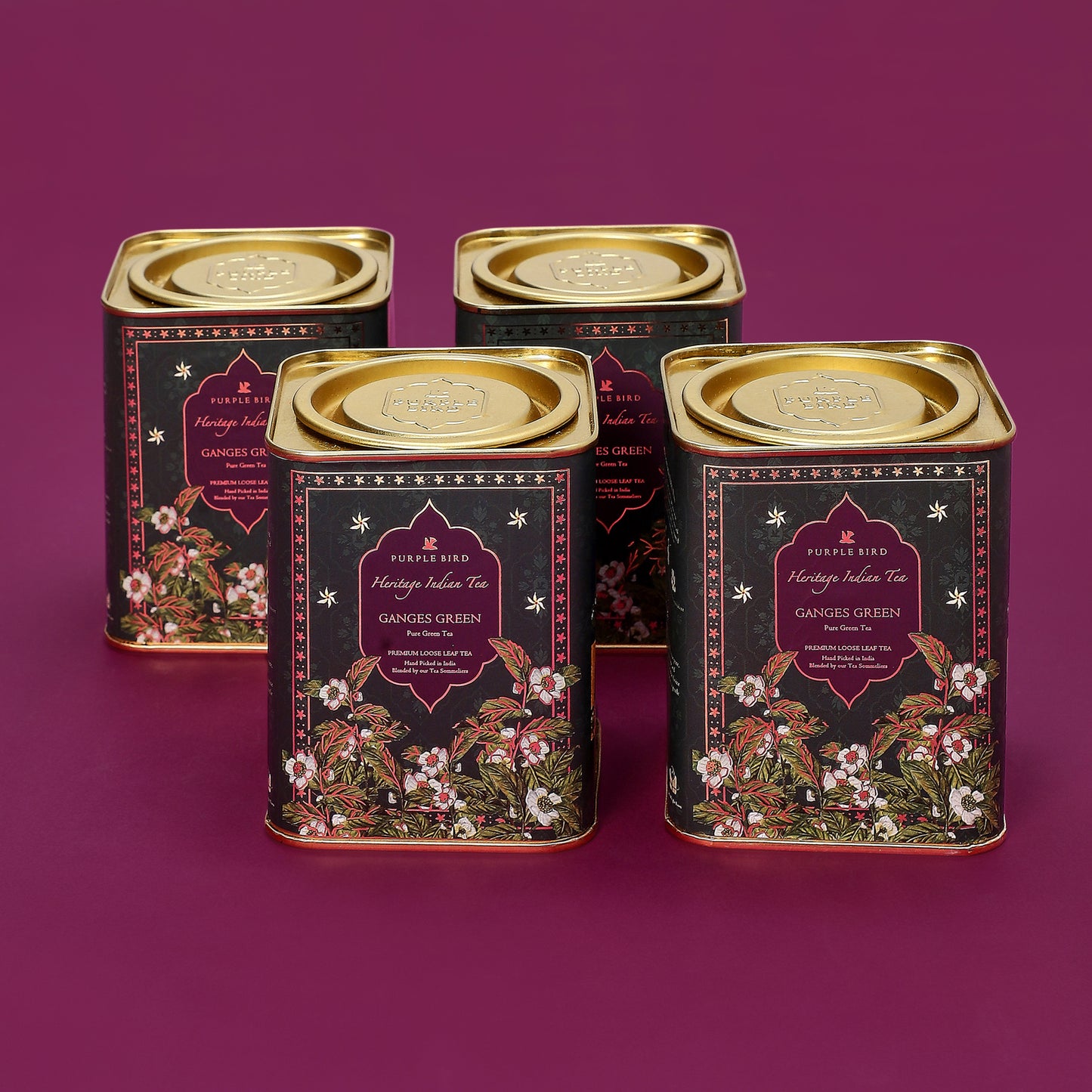 Purple Bird 'Ganges Green' Premium Green Tea (50g Loose Leaf)