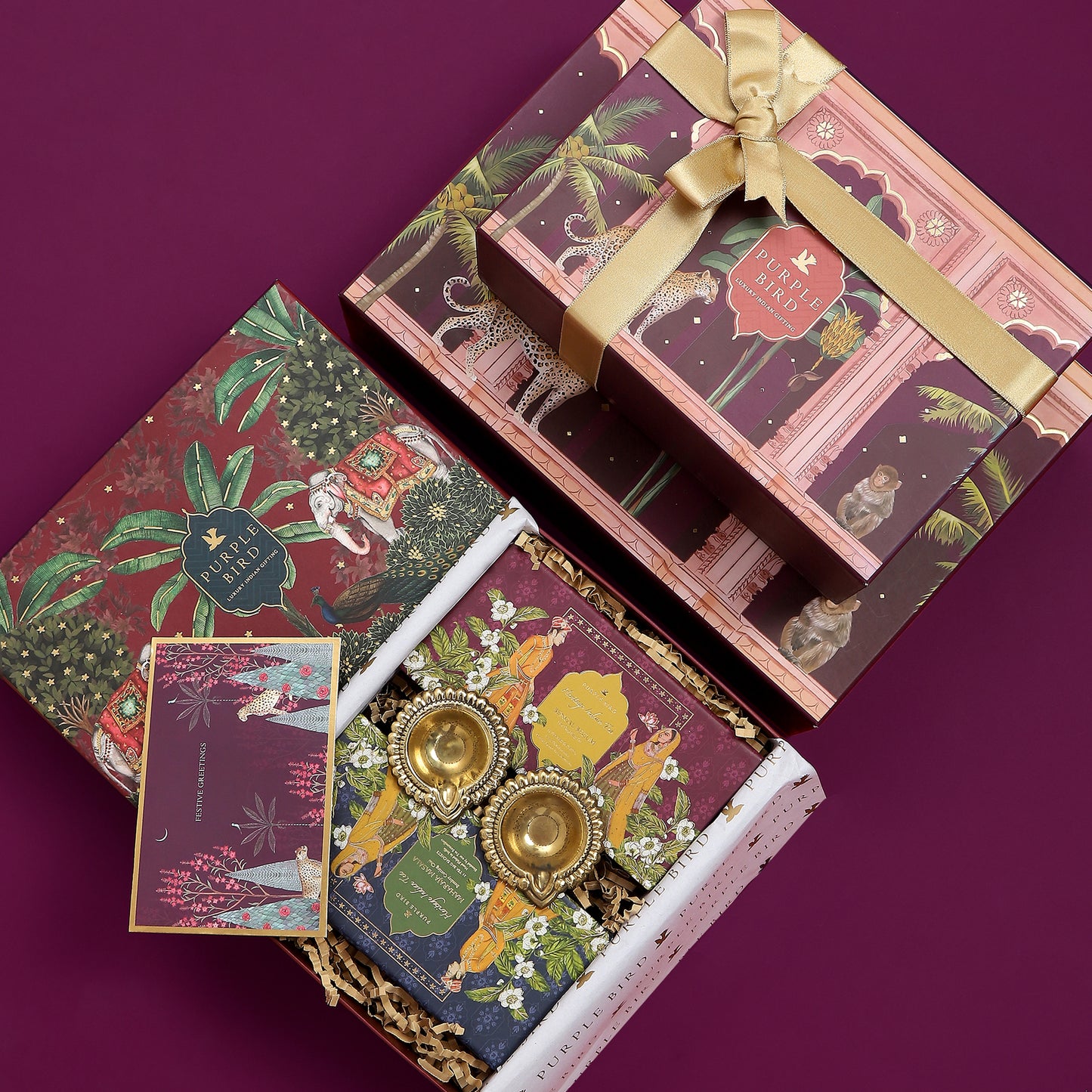 Purple Bird Rajsi Luxury Gift Box