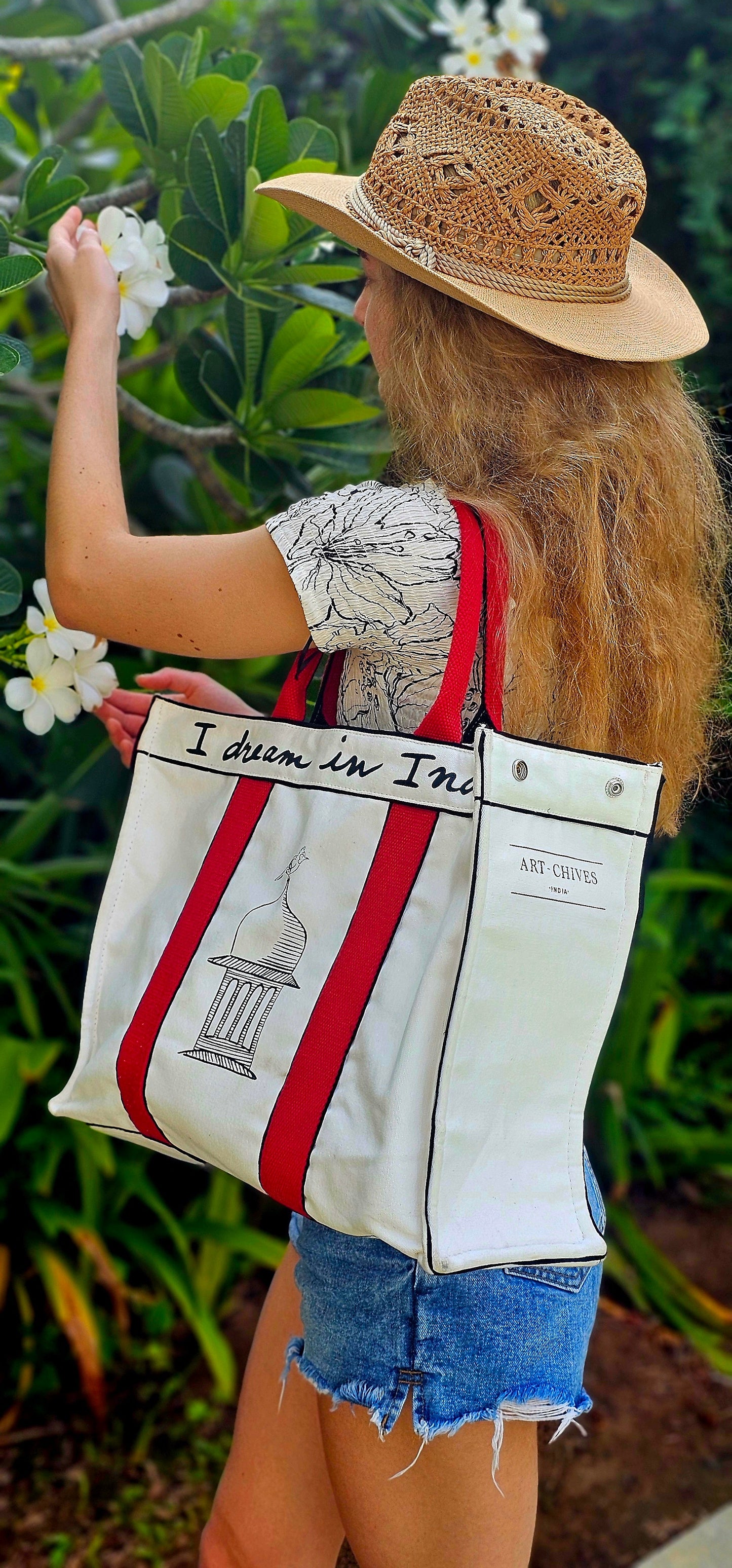 Art-chives Poppy The India Tote