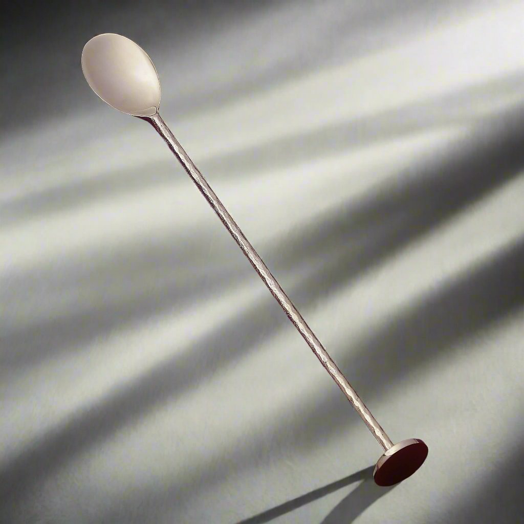 Purple Bird 'Utsav' Silver Plated Stirrer (One)