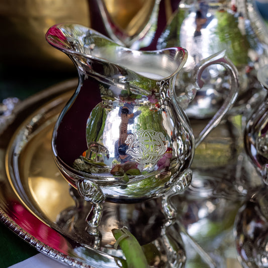 Purple Bird Silver Plated 'Maharani' Milk Pot