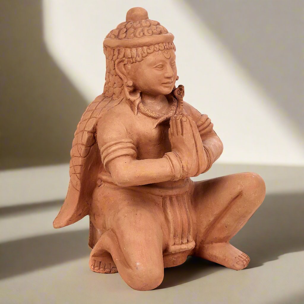 Purple Bird Terracotta Garuda