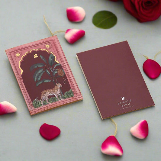 Purple Bird 'Leopard Leela' Gift Tags (Pack of 10)