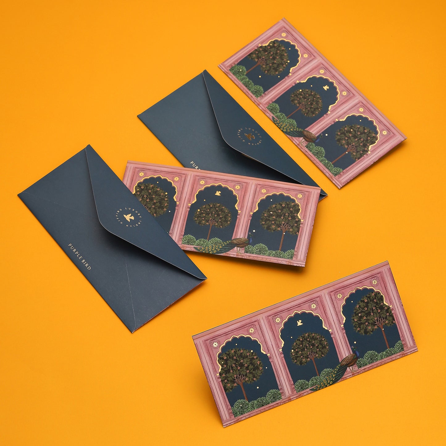 Purple Bird 'Mor Mahiya' Money Envelope (Pack of 5)