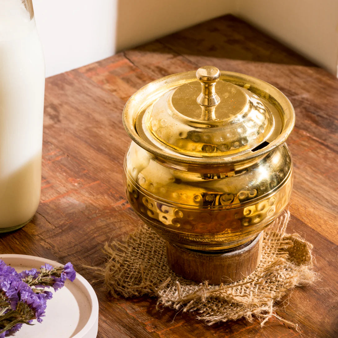 P-TAL Brass Ghee Pot