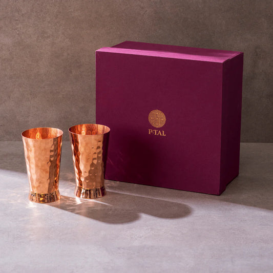 P-TAL Copper Glass Set of 2 (In a Gift Box)