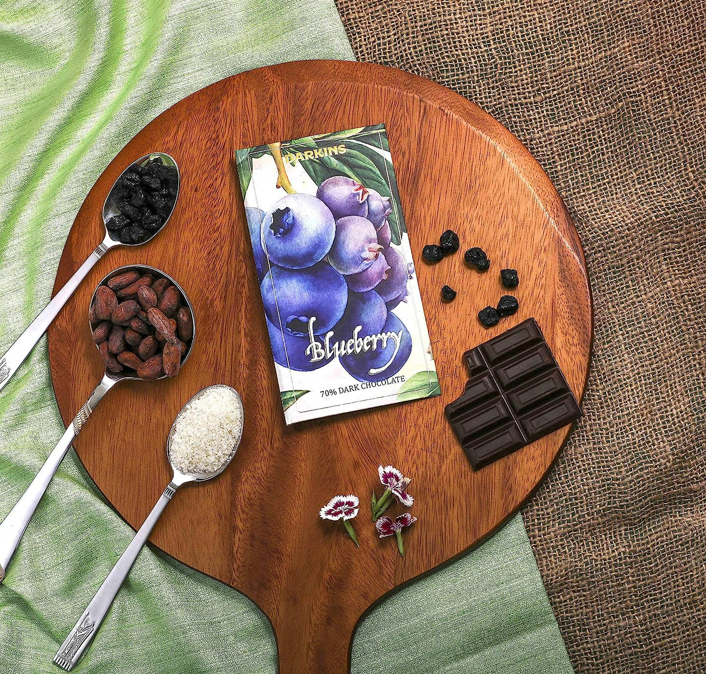 Darkins 70% Dark Chocolate with Blueberries