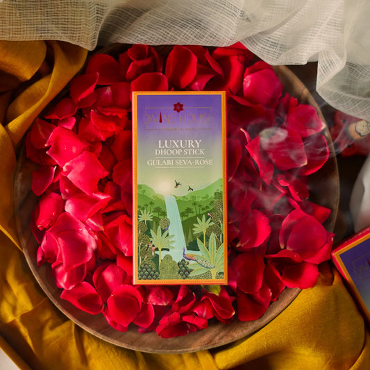 Divine House Gulabi Seva  Rose Luxury Dhoop Sticks (Pack of 3)