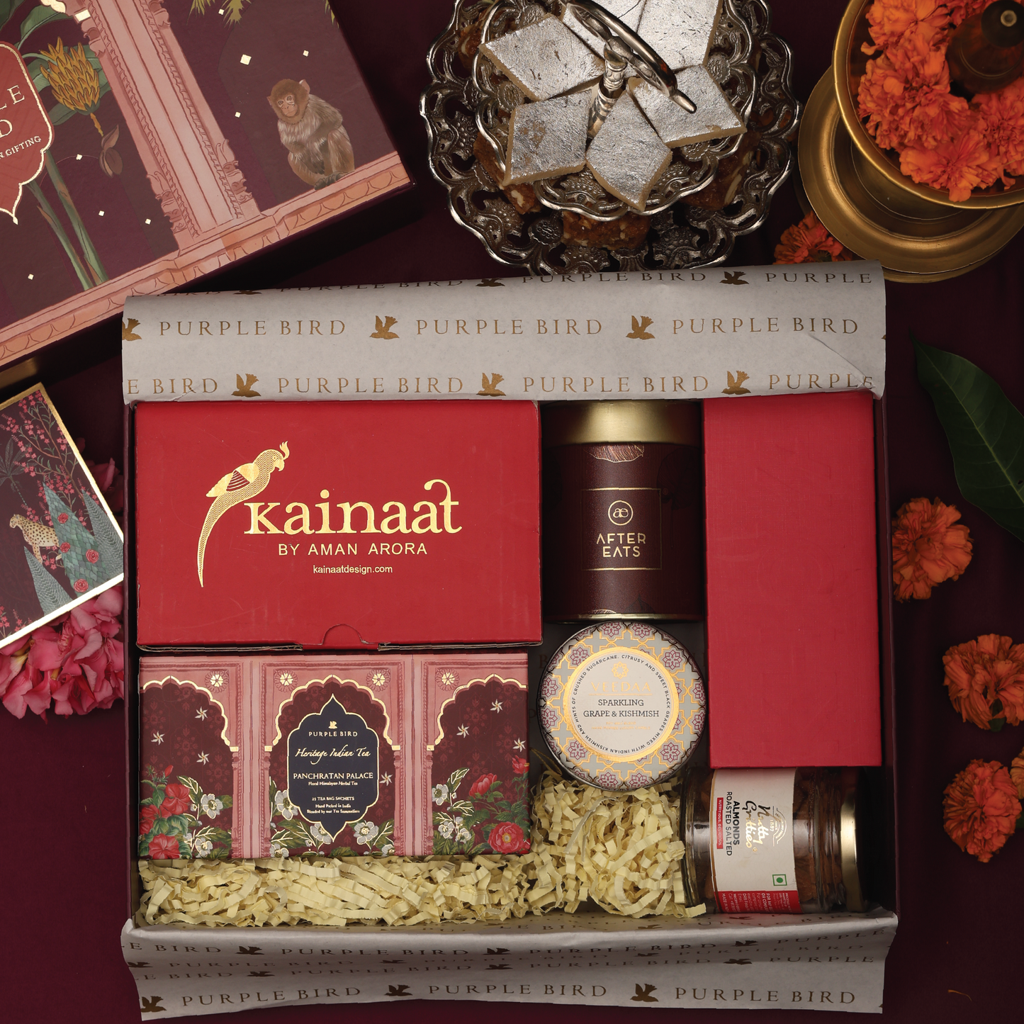 Purple Bird Sampannata Luxury Gift Box