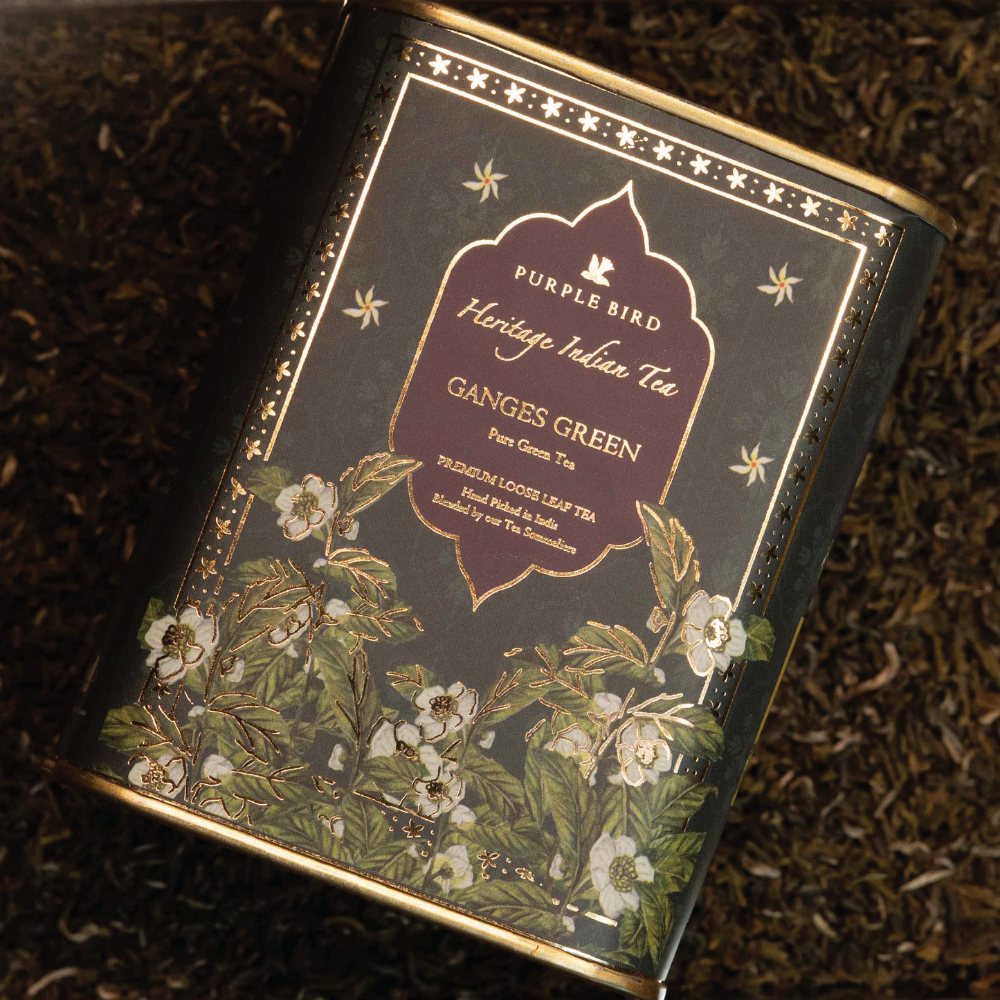 Purple Bird 'Ganges Green' Premium Green Tea (50g Loose Leaf)