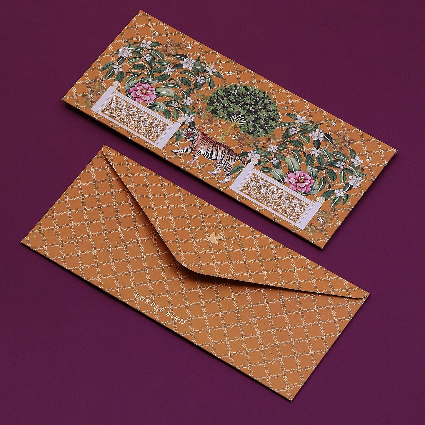 Purple Bird 'Veer Vatika' Money Envelope (Pack of 5)