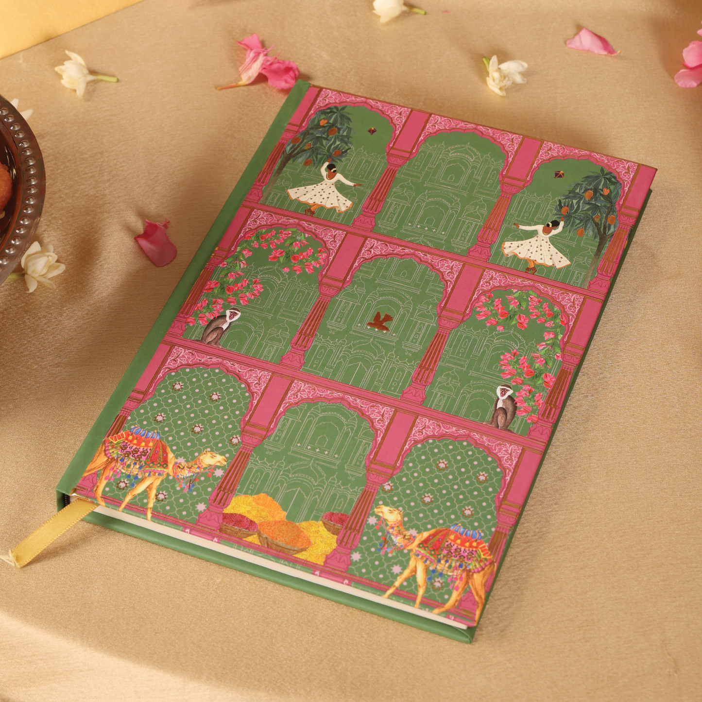 Purple Bird 'Jaipur Jharokha' Hardbound Notebook