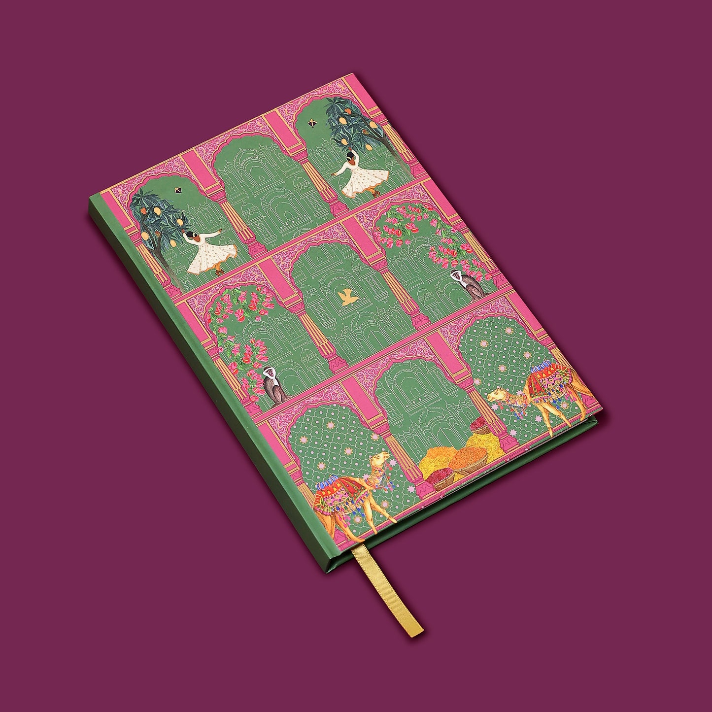 Purple Bird 'Jaipur Jharokha' Hardbound Notebook