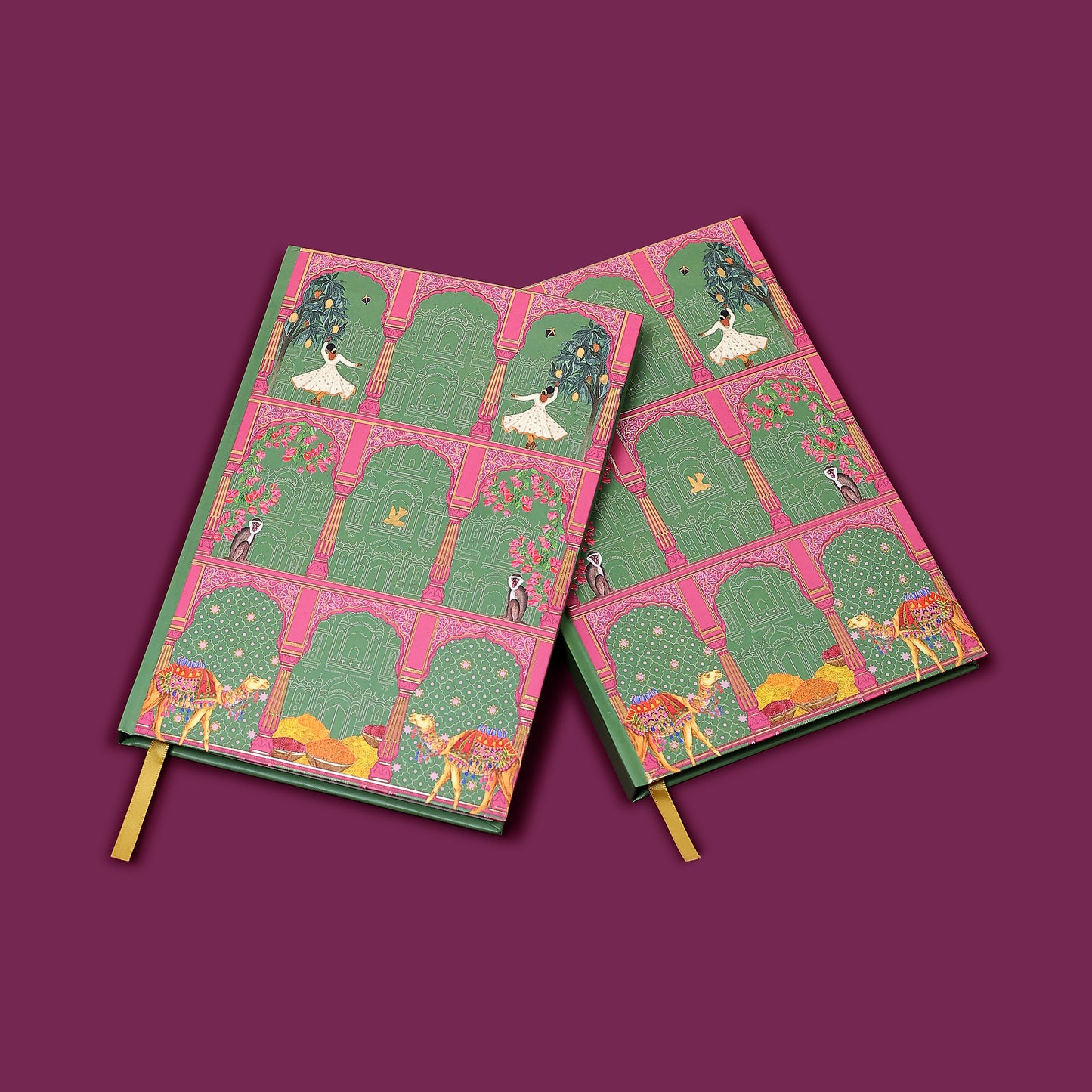 Purple Bird 'Jaipur Jharokha' Hardbound Notebook