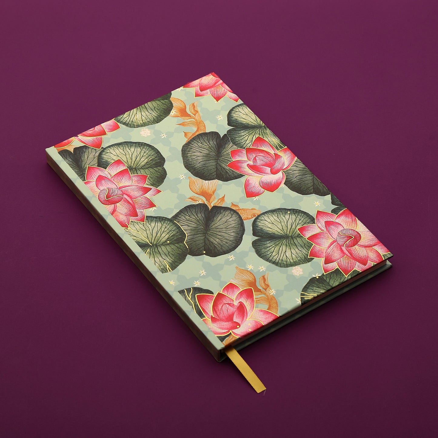 Purple Bird 'Khilta Kamal' Hardbound Notebook