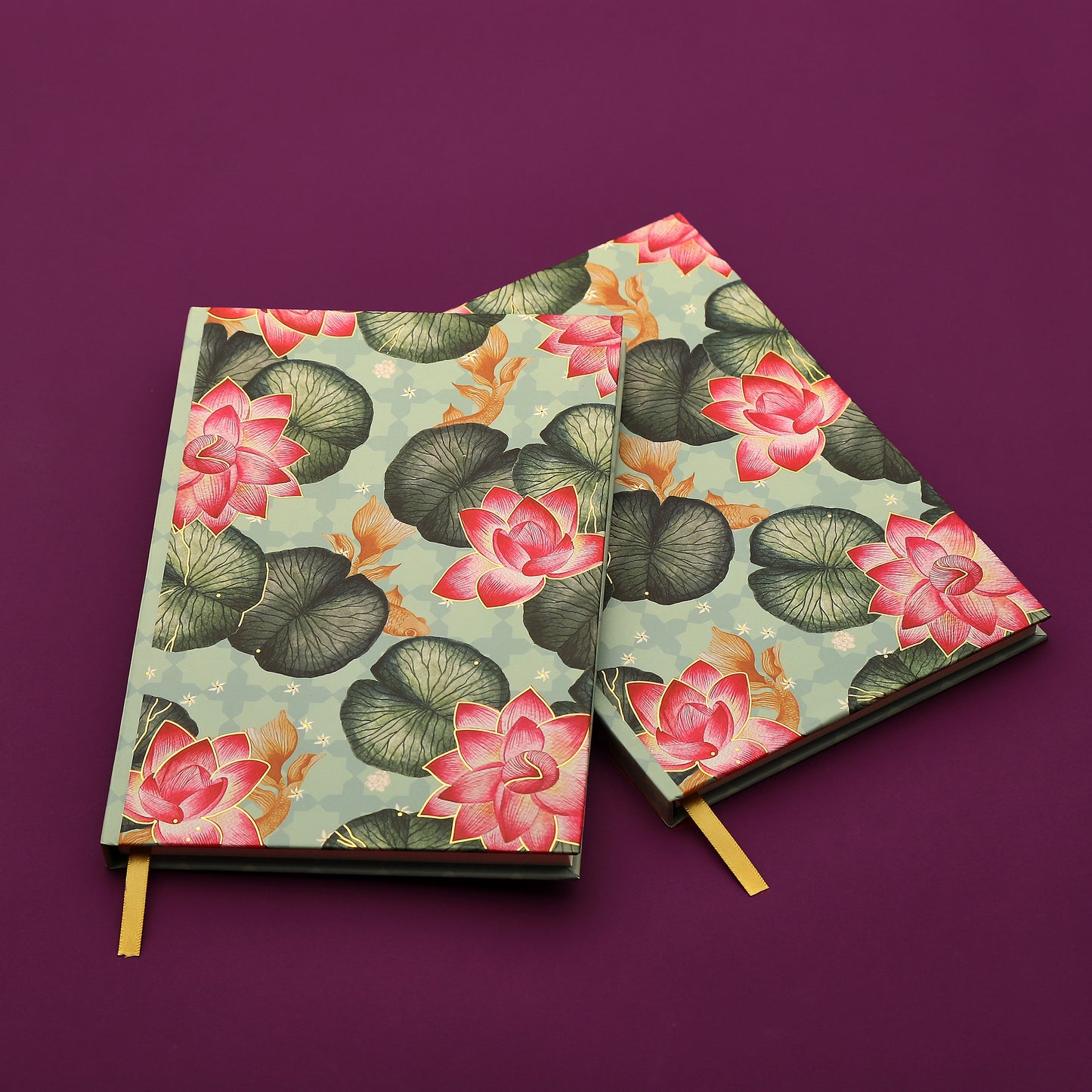 Purple Bird 'Khilta Kamal' Hardbound Notebook