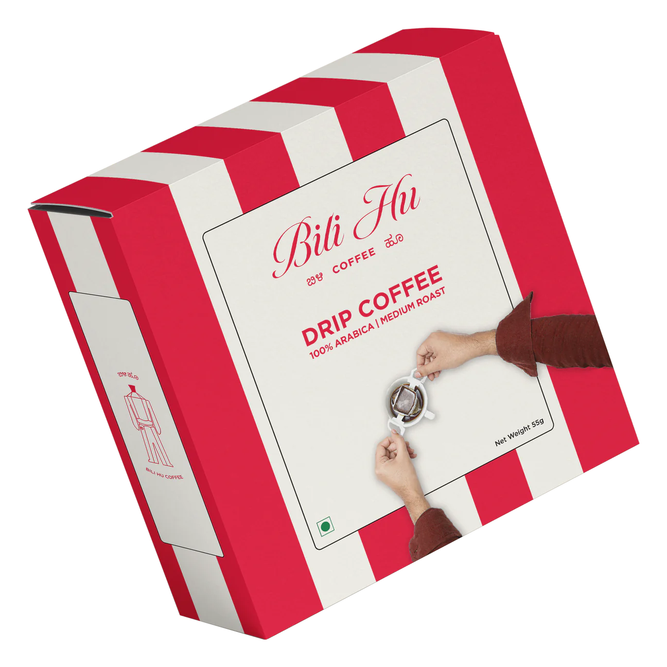 Bili Hu Hot Coffee Drip Bags, Medium Roast (5 Bags)