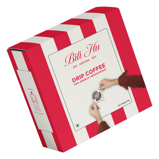 Bili Hu Hot Coffee Drip Bags, Medium Roast (5 Bags)