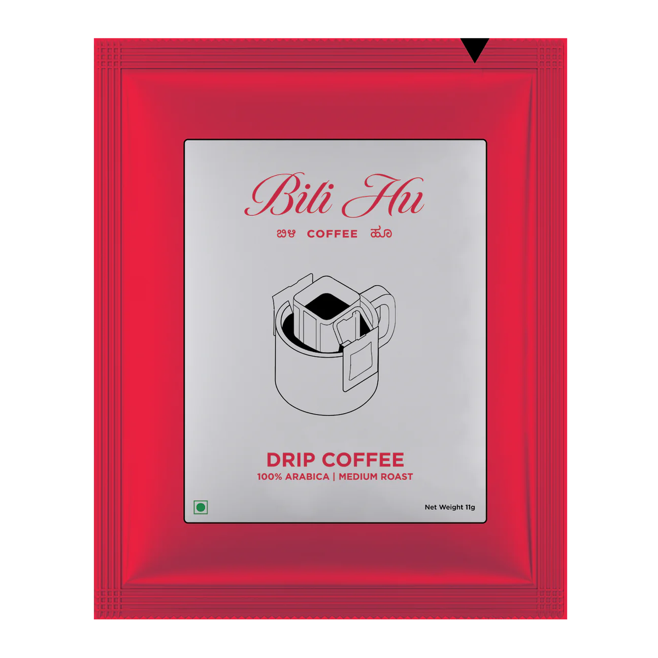 Bili Hu Hot Coffee Drip Bags, Medium Roast (5 Bags)