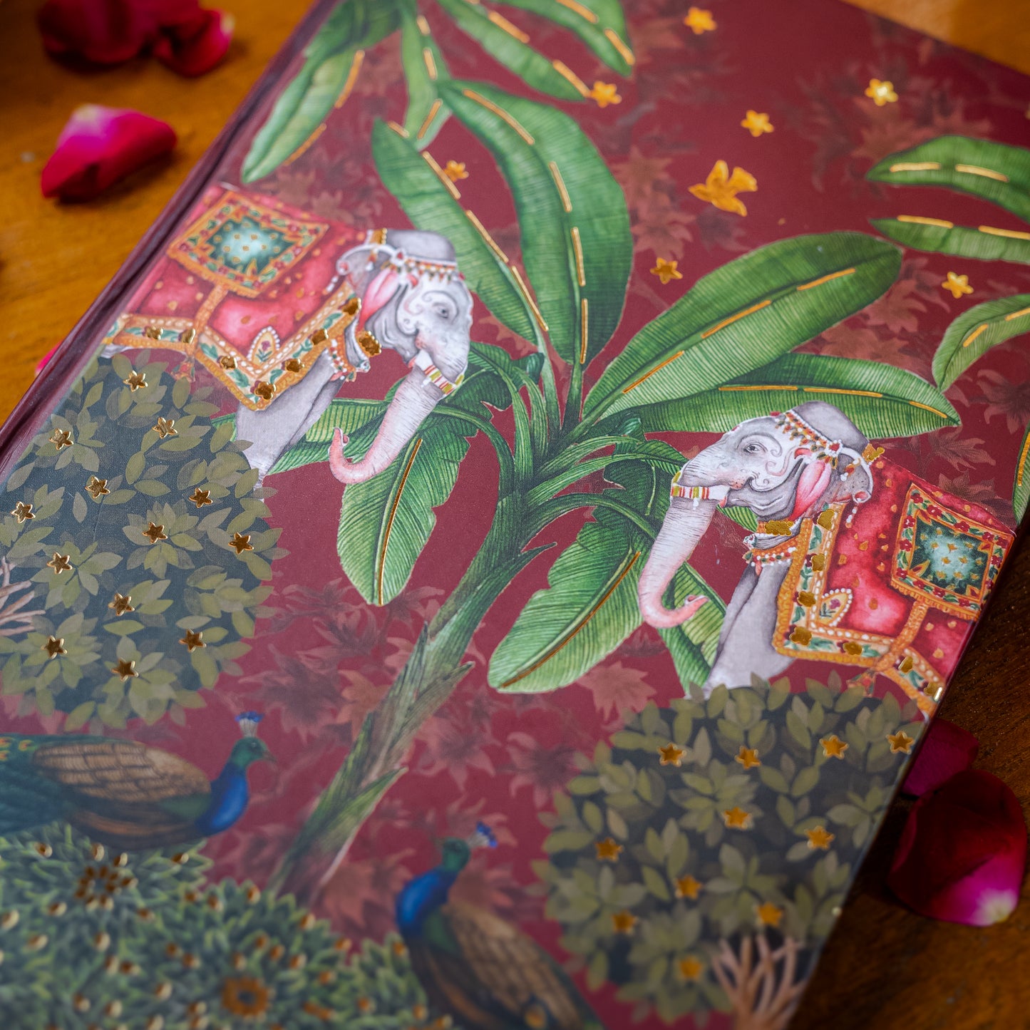 Purple Bird 'Maharani Baagh' Hardbound Notebook