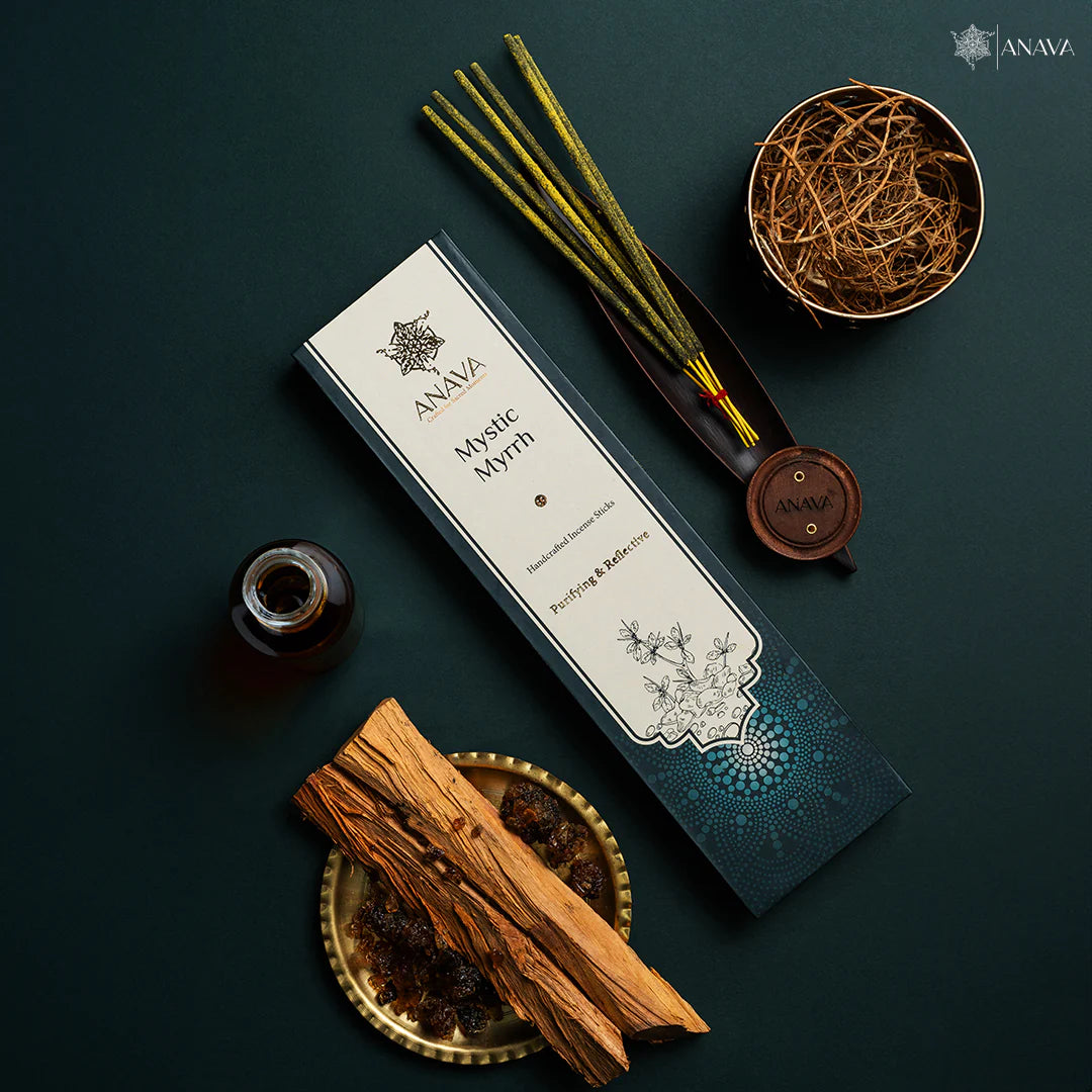 House of Anava Mystic Myrrh Incense Sticks (Pack of 3)