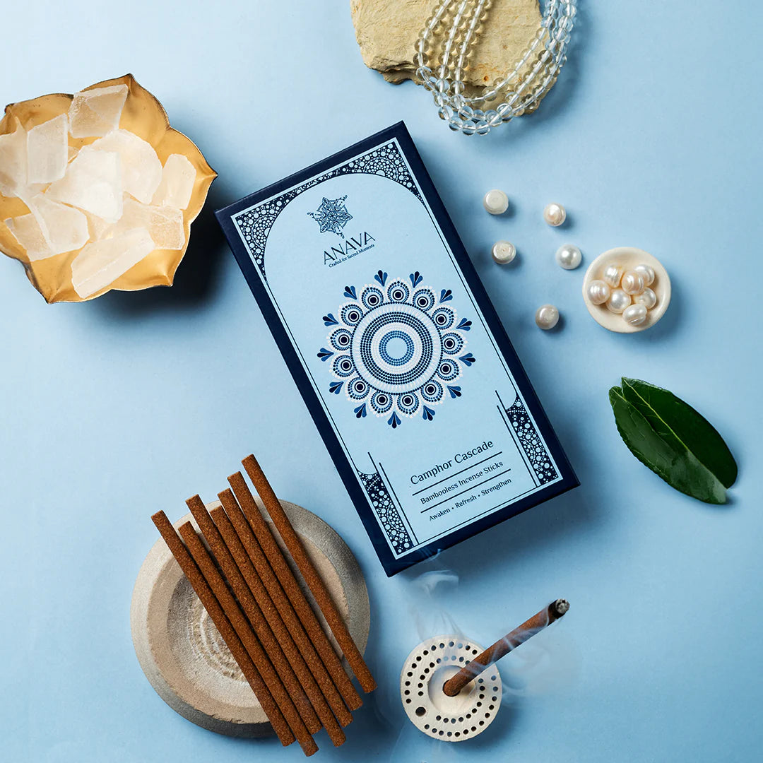 House of Anava Camphor Cascade Bambooless Incense Sticks – Pure Scent