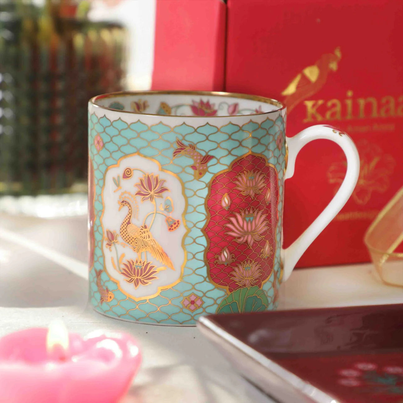 Kainaat Saryu Lotus Mug (Set of 2)