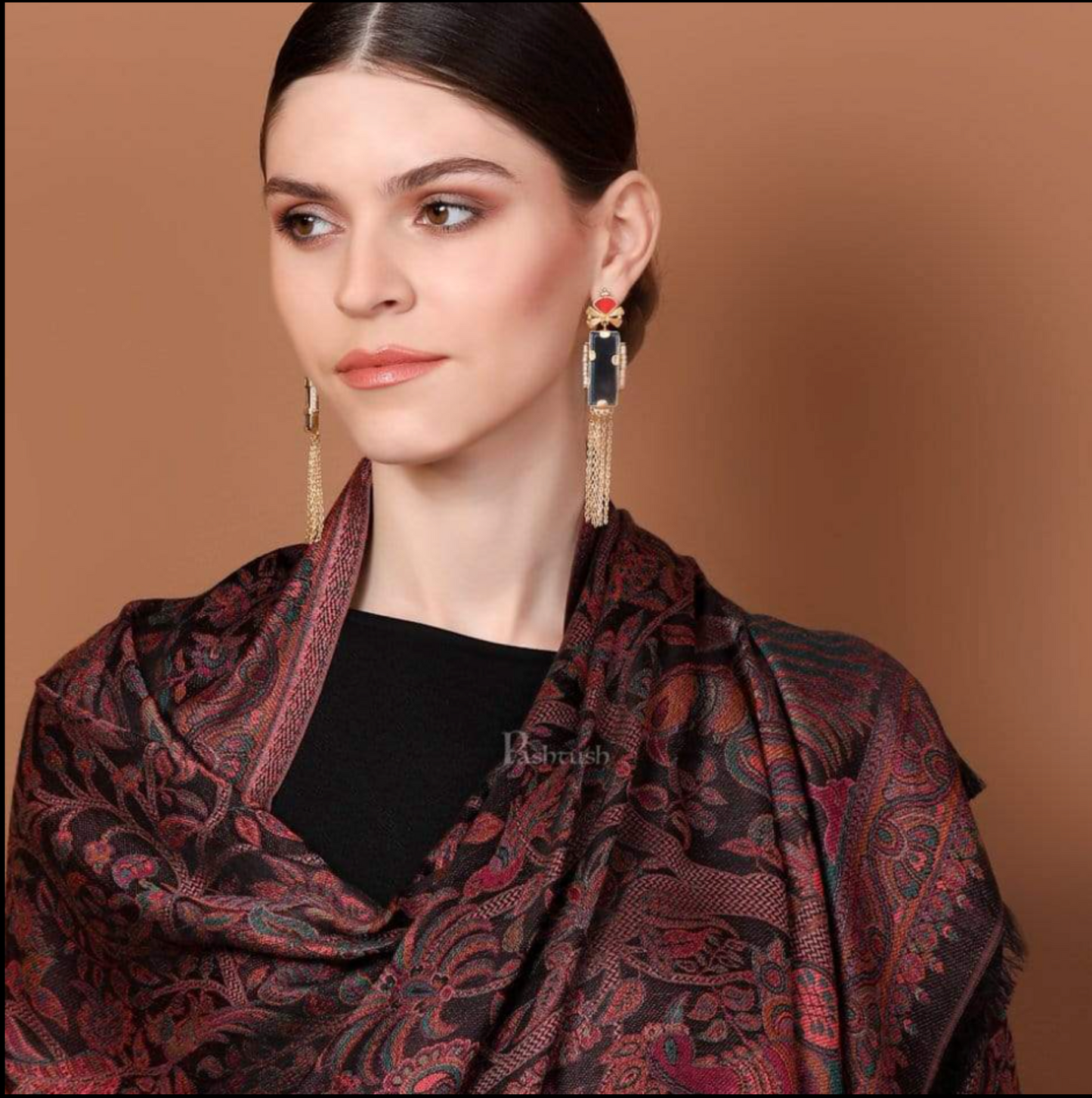 Pashtush Multicoloured Women's Bamboo Scarf