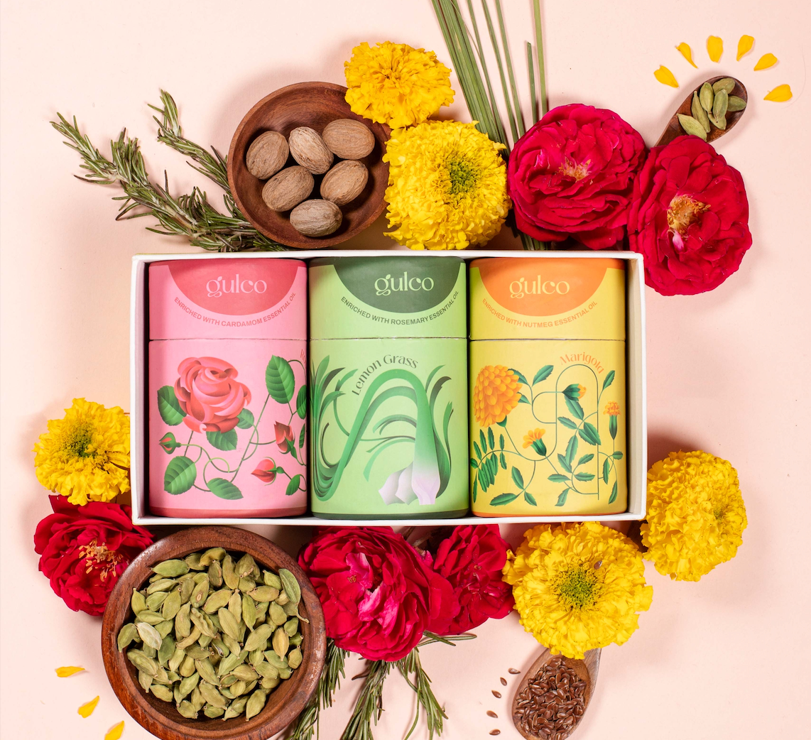 Gulco Spring Herbal Holi Colour Set