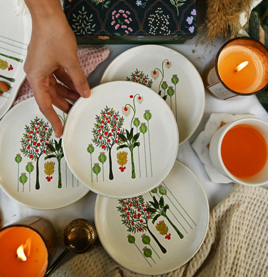 Sukoon Bagh Tapas Plates (Set of 4)