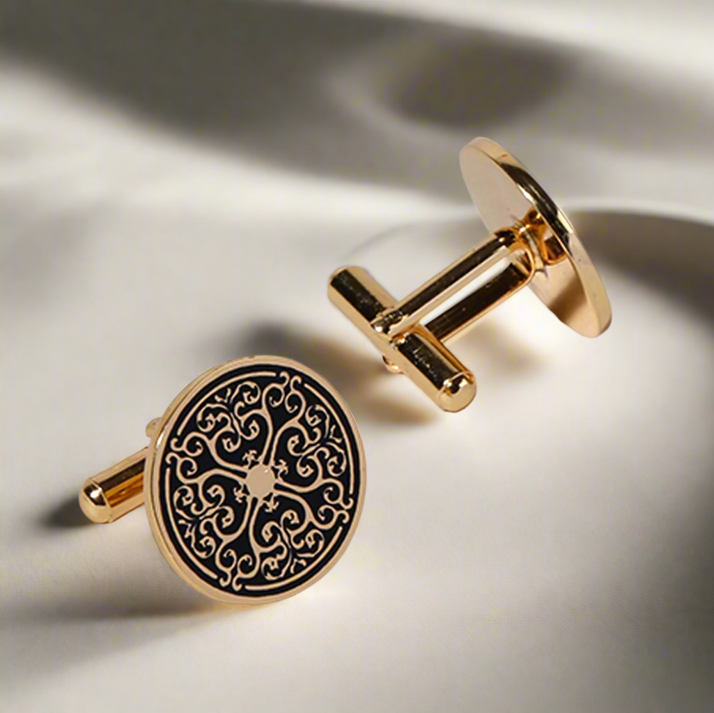 House of Badnore Gatsby Cufflinks (Black)