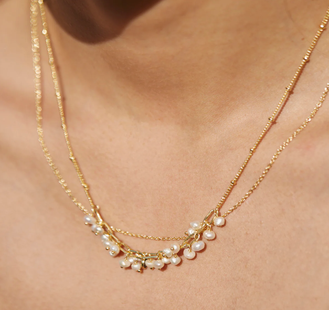 Manan Bianca Necklace (Pearl)