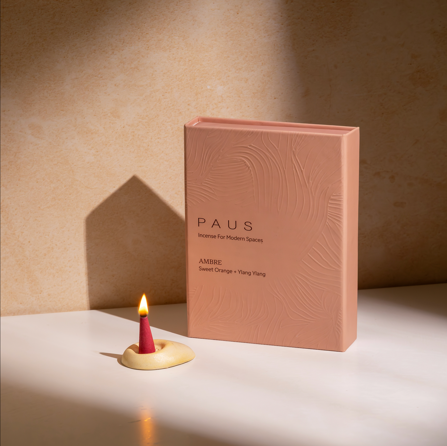Paus Ritual Ambre Sweet Orange + Ylang Ylang Incense Cones