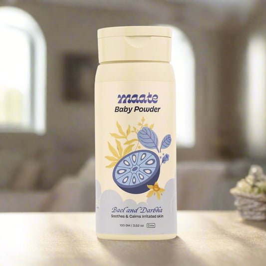 Maate Ayurvedic Baby Powder Talc Free (100g)