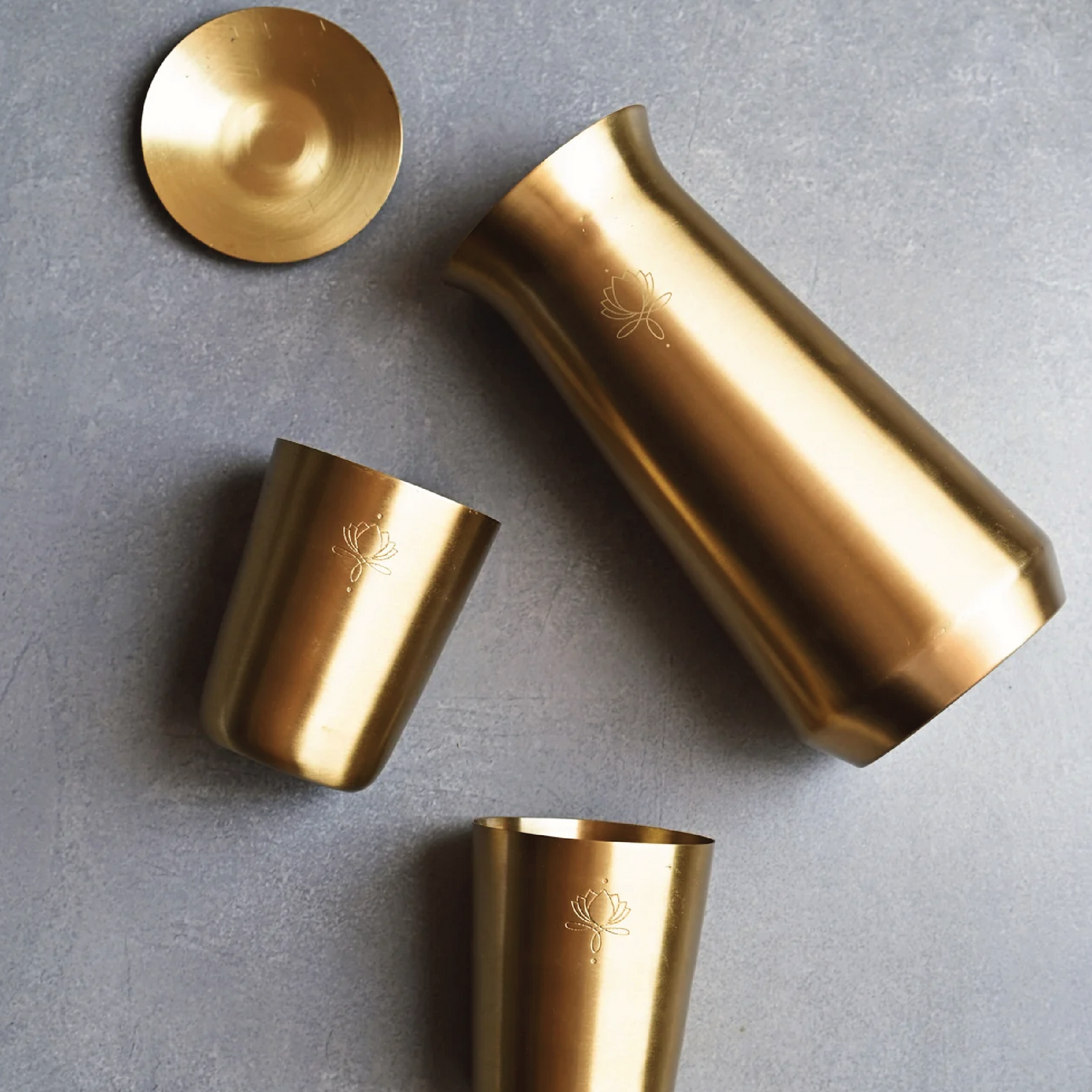Sukoon Brass Jug Set