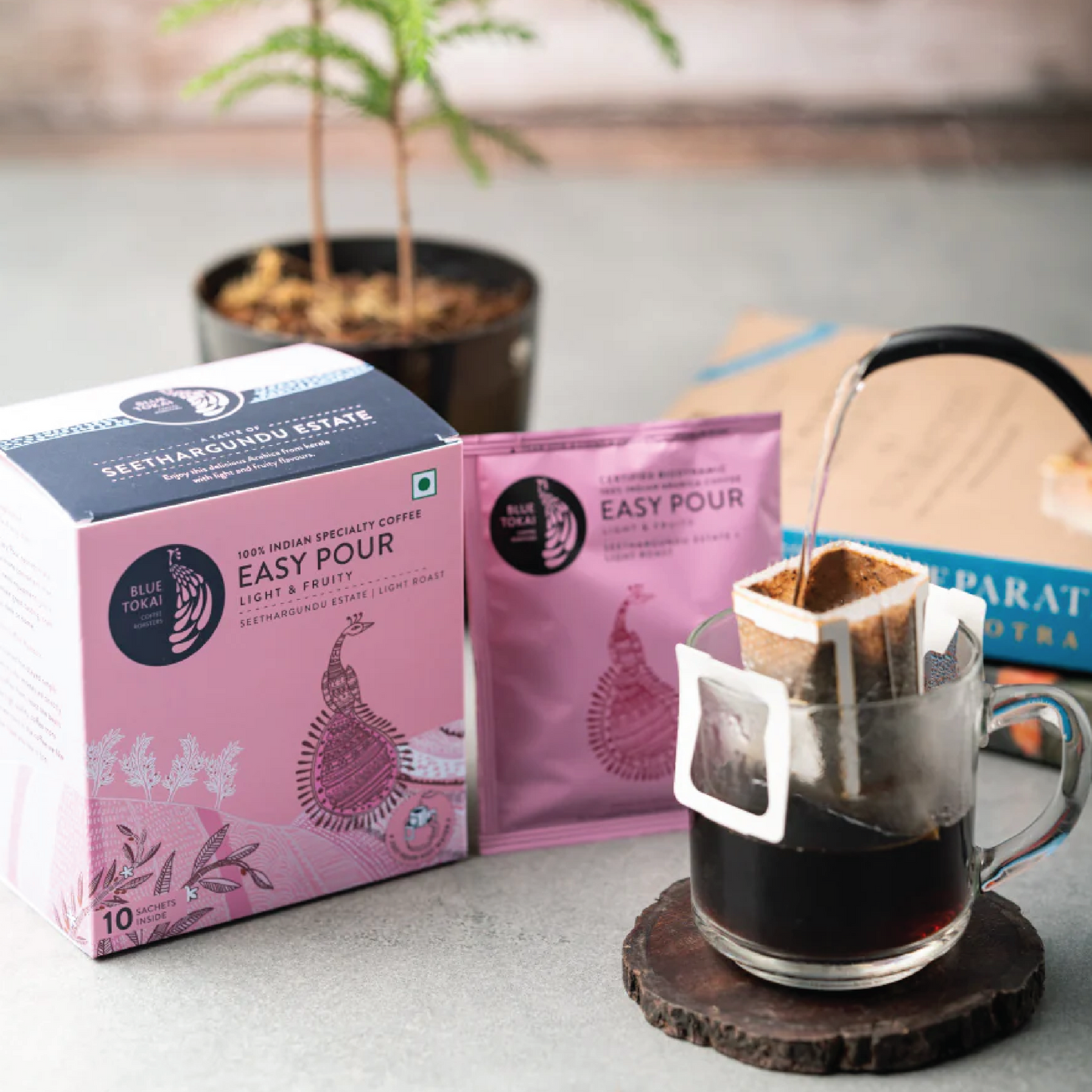 Blue Tokai Seethargundu Estate Light Roast (10 Sachets)