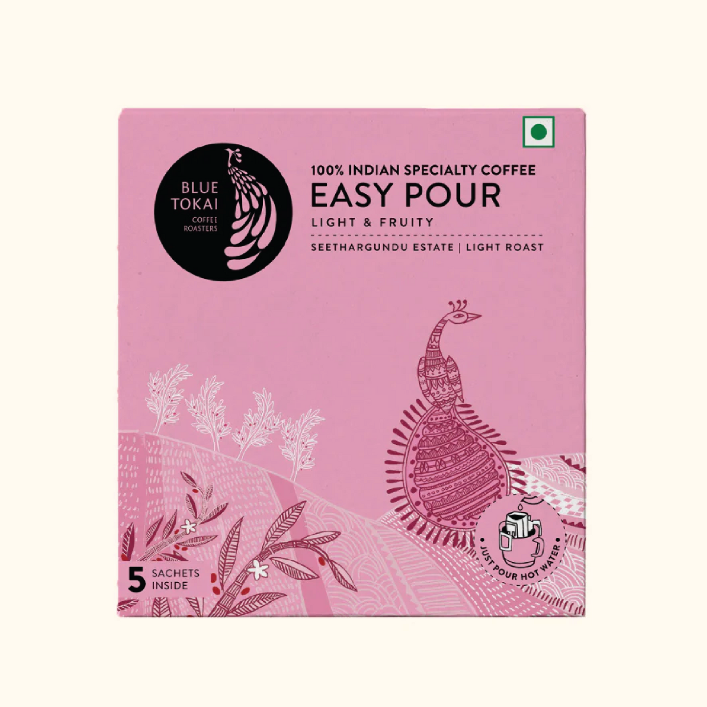 Blue Tokai Seethargundu Estate Light Roast (10 Sachets)