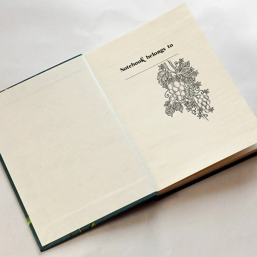 Roohani Rang Ruled Journal  (Plumeria Pink)