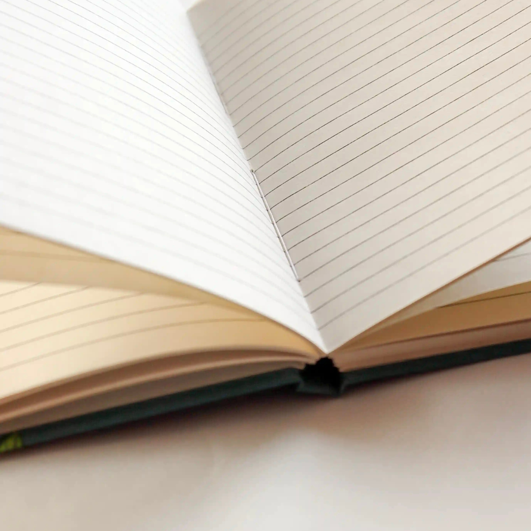 Roohani Rang Ruled Journal  (Plumeria Pink)