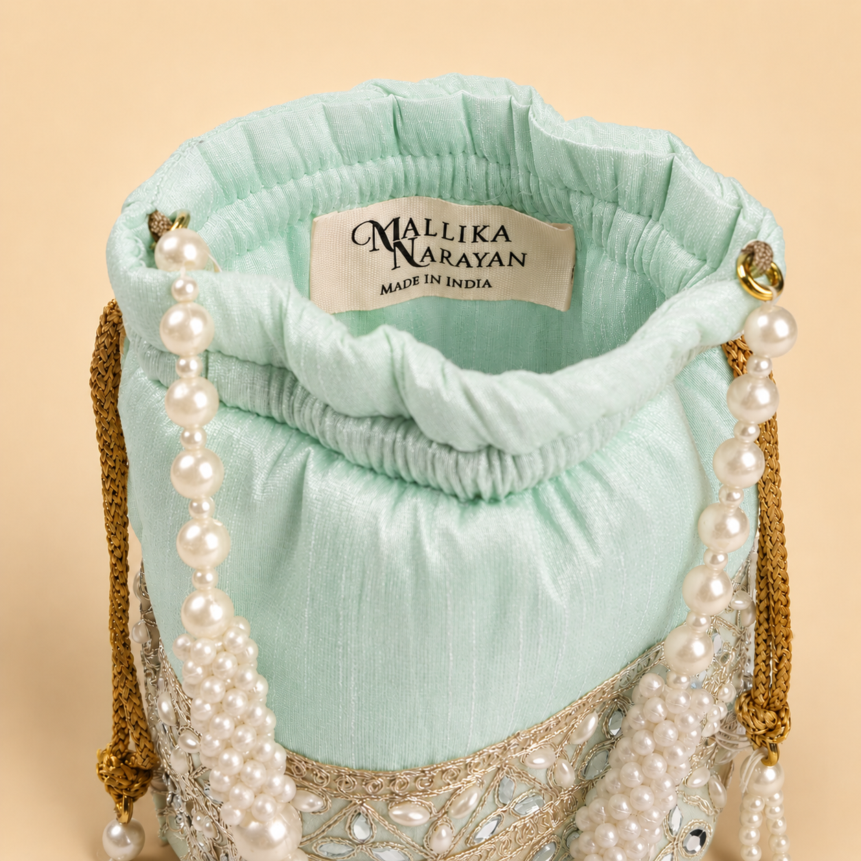 Alipore Baagh Potli Bag - Firoza Mint