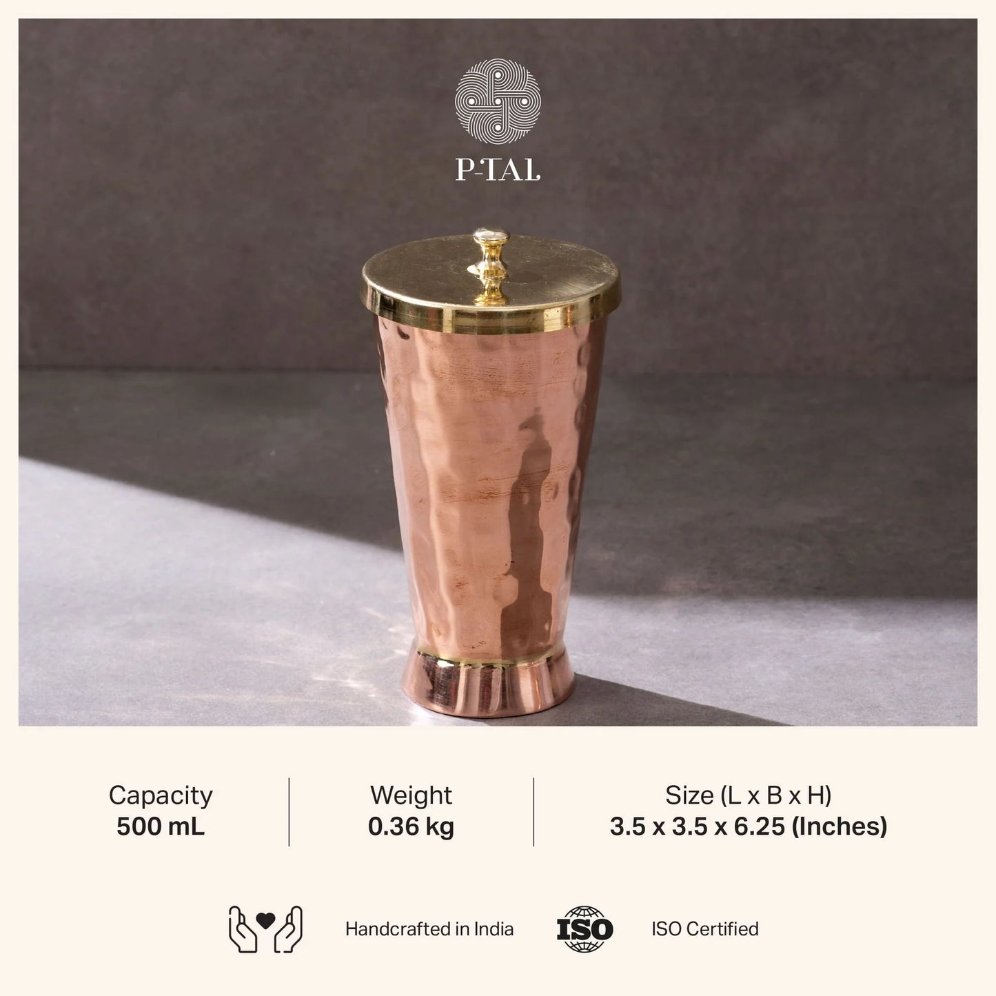 P-TAL Copper Tumbler