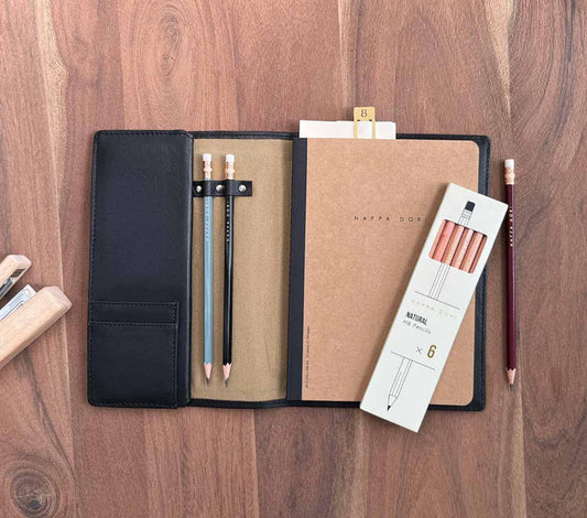 Nappa Dori Classic Noir Pencil Set (Set of 6)