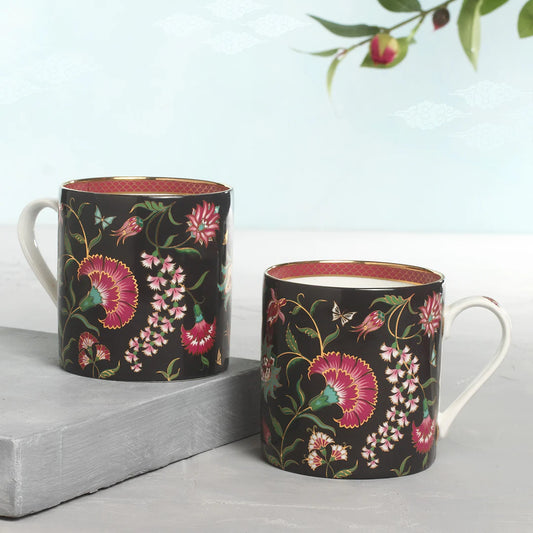 Kainaat Ambreen Charcoal Mugs (Two Mugs)