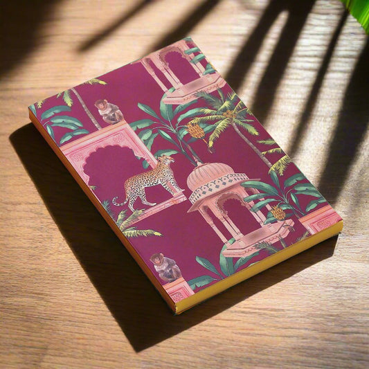 Purple Bird 'Royal Jungle' Softbound Notebook