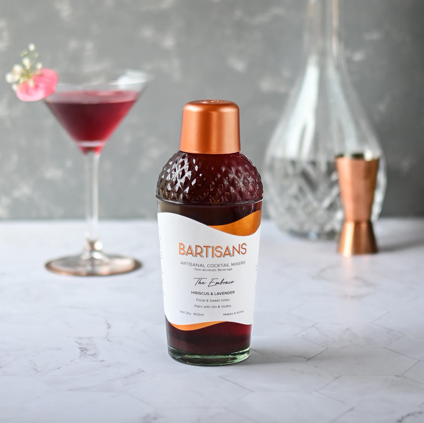 Bartisans Hibiscus & Lavender Cocktail Mixer