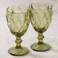 India Circus Green Wine Glasses (Two Glasses)